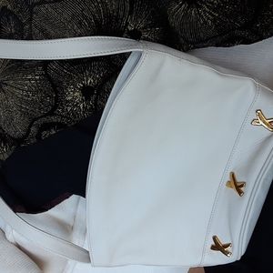 Women's shoulder bag, ecru/ very light beige, by Paloma Picasso